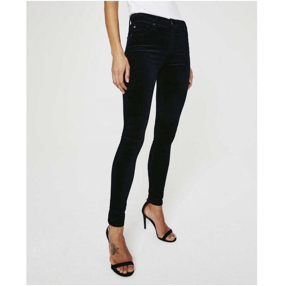 AG Velvet Skinny Jeans
